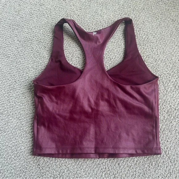 Fabletics Anywhere Shine Built-In Bra Tank - Picture 3 of 5